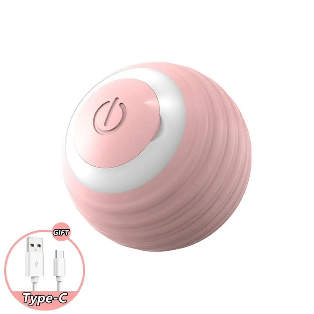 Interactive Cat Ball Toy Pet Silicone Premium Rechargeable with Light