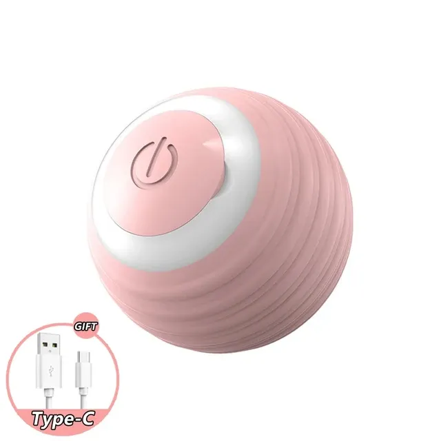 Interactive Cat Ball Toy Pet Silicone Premium Rechargeable with Light