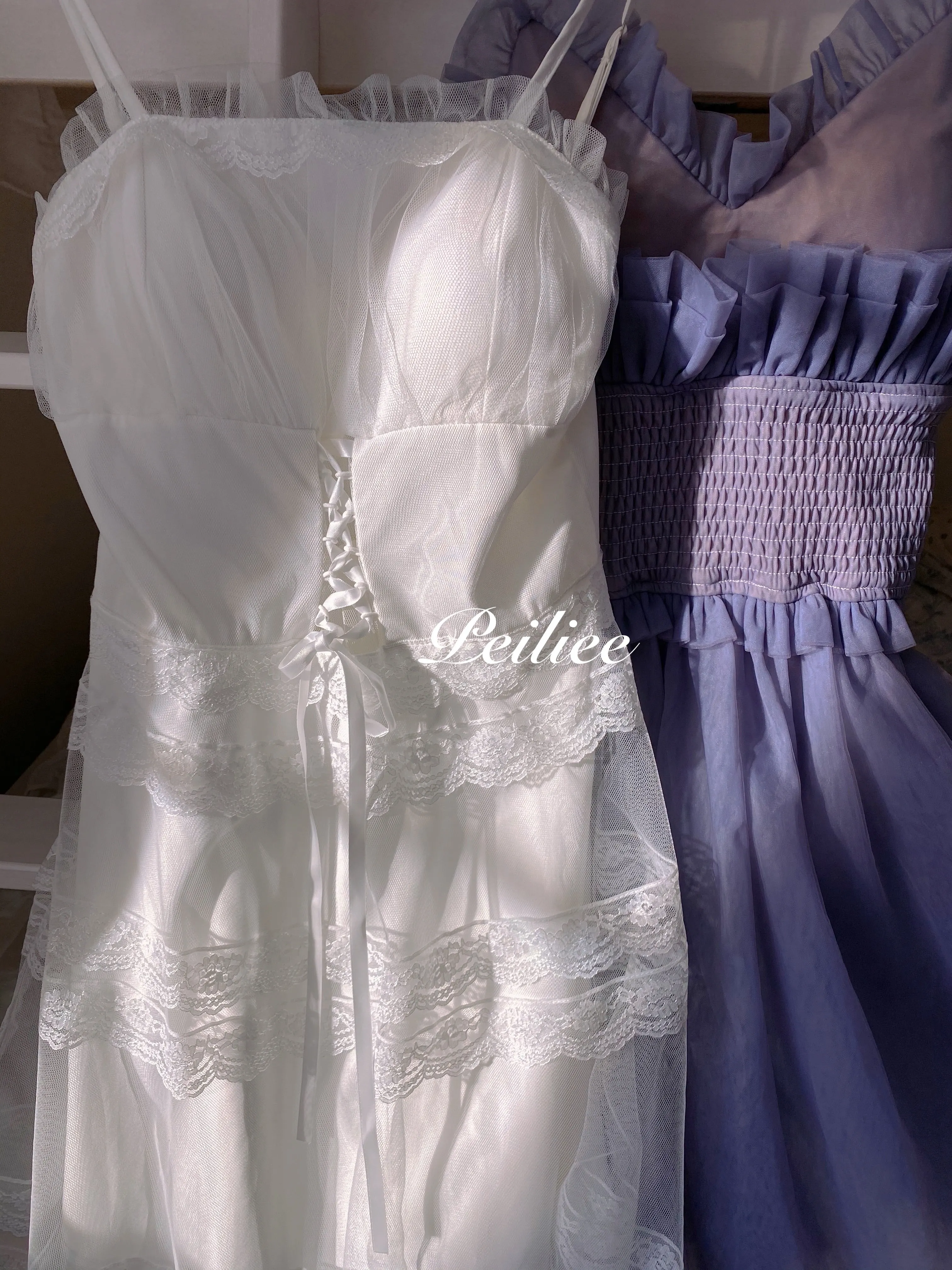 Iris Pallida Lam Lavender Dress