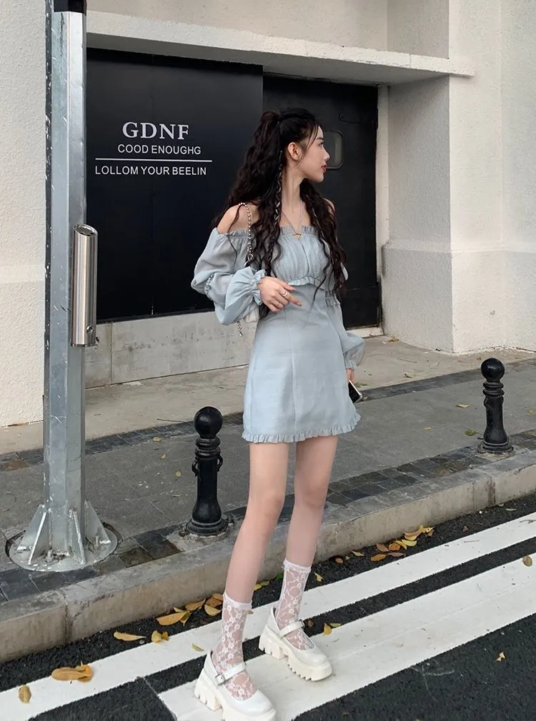 Korean Long Sleeve Fairy Dress