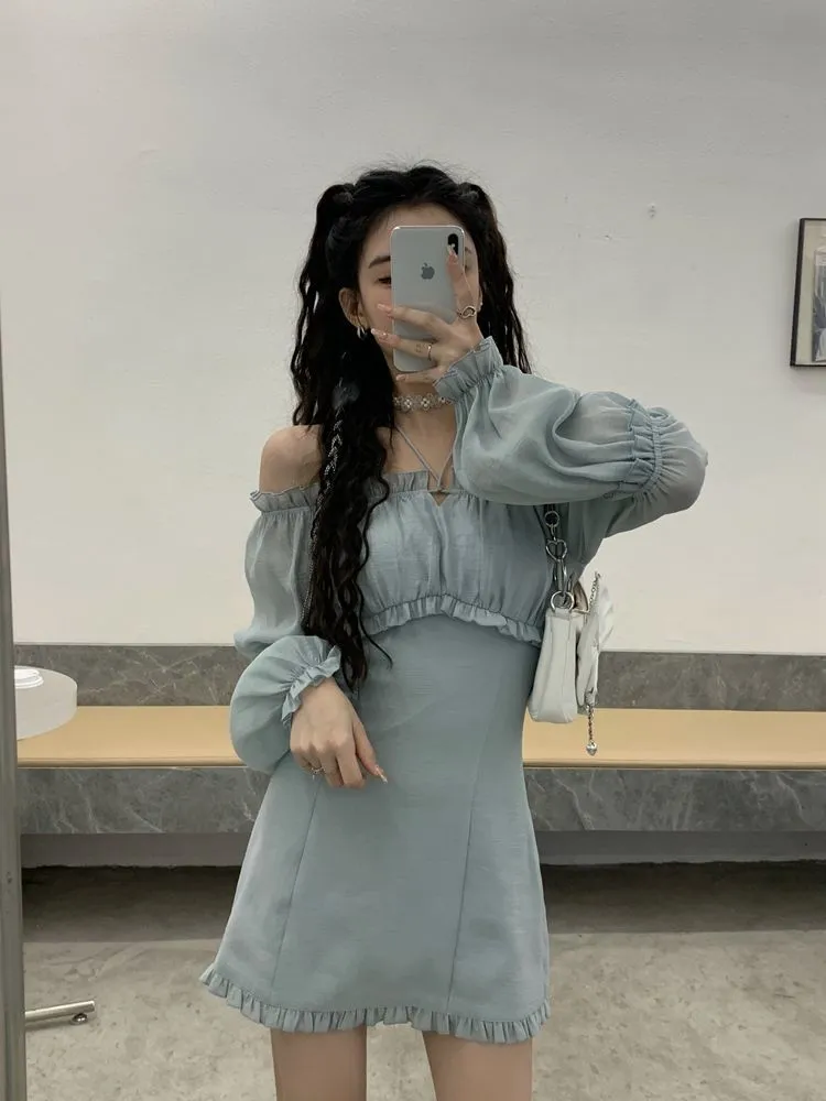 Korean Long Sleeve Fairy Dress