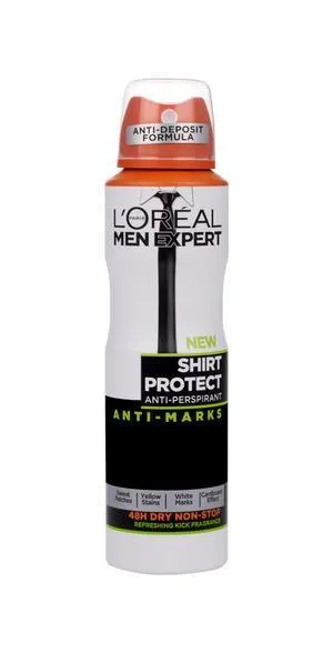 L'Oreal Paris Men Expert Deodorant Shirt Protect 100% Anti-Marks Spray