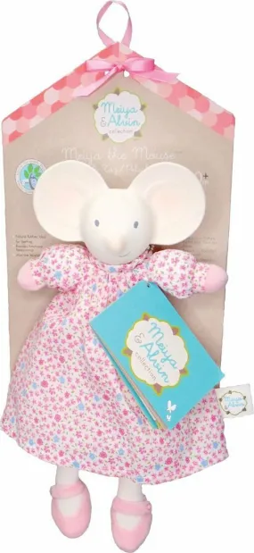 Meiya the Mouse Lovey with Natural Rubber Head