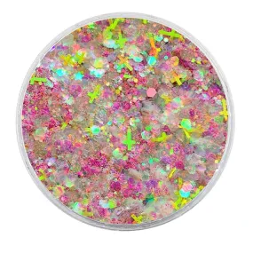 Mixed Chunky UV Glitter - Tequila Sunrise