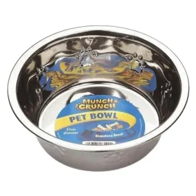 Munch & Crunch Stainless Steel Pet Bowl 20cm