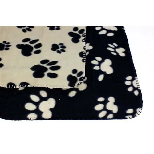 Paw Print Pet Blanket Throw 60cm x 50cm