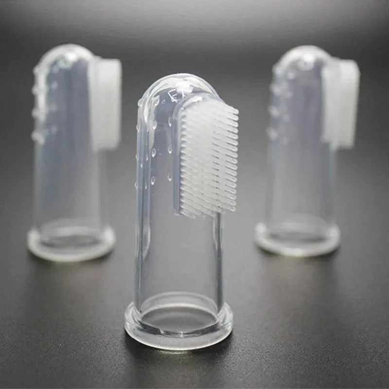 Pet Dental Finger Toothbrush for Cats and Dogs: Fresh Breath & Healthy Gums