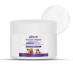 Petvit Dental Wipes for Dogs and Cats