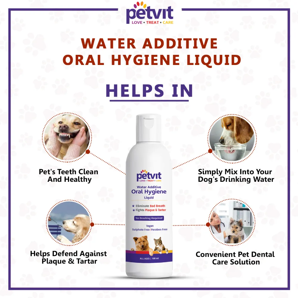 Petvit Oral Hygenic Liquid for Dogs and Cats