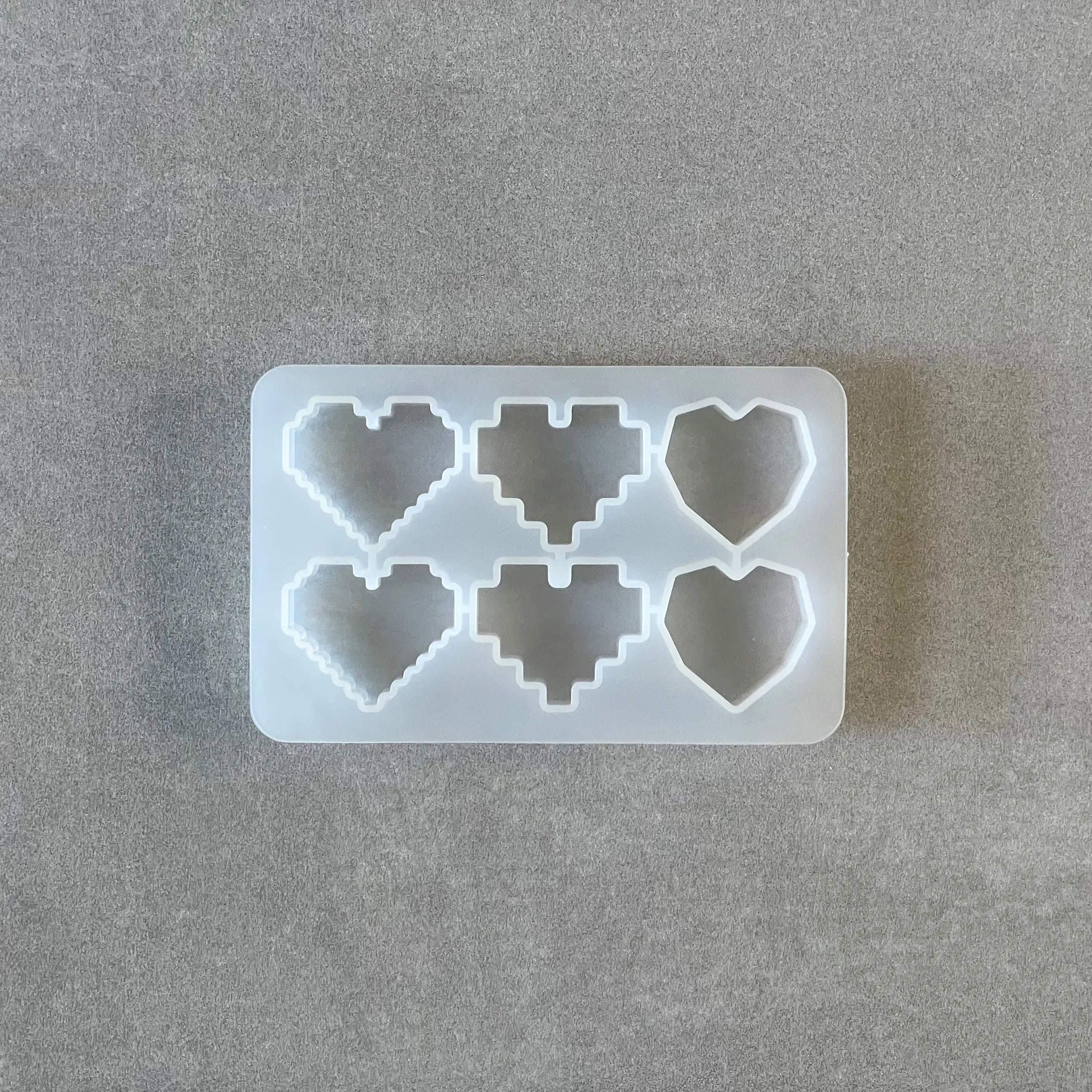 Pixel Heart Silicone Mold