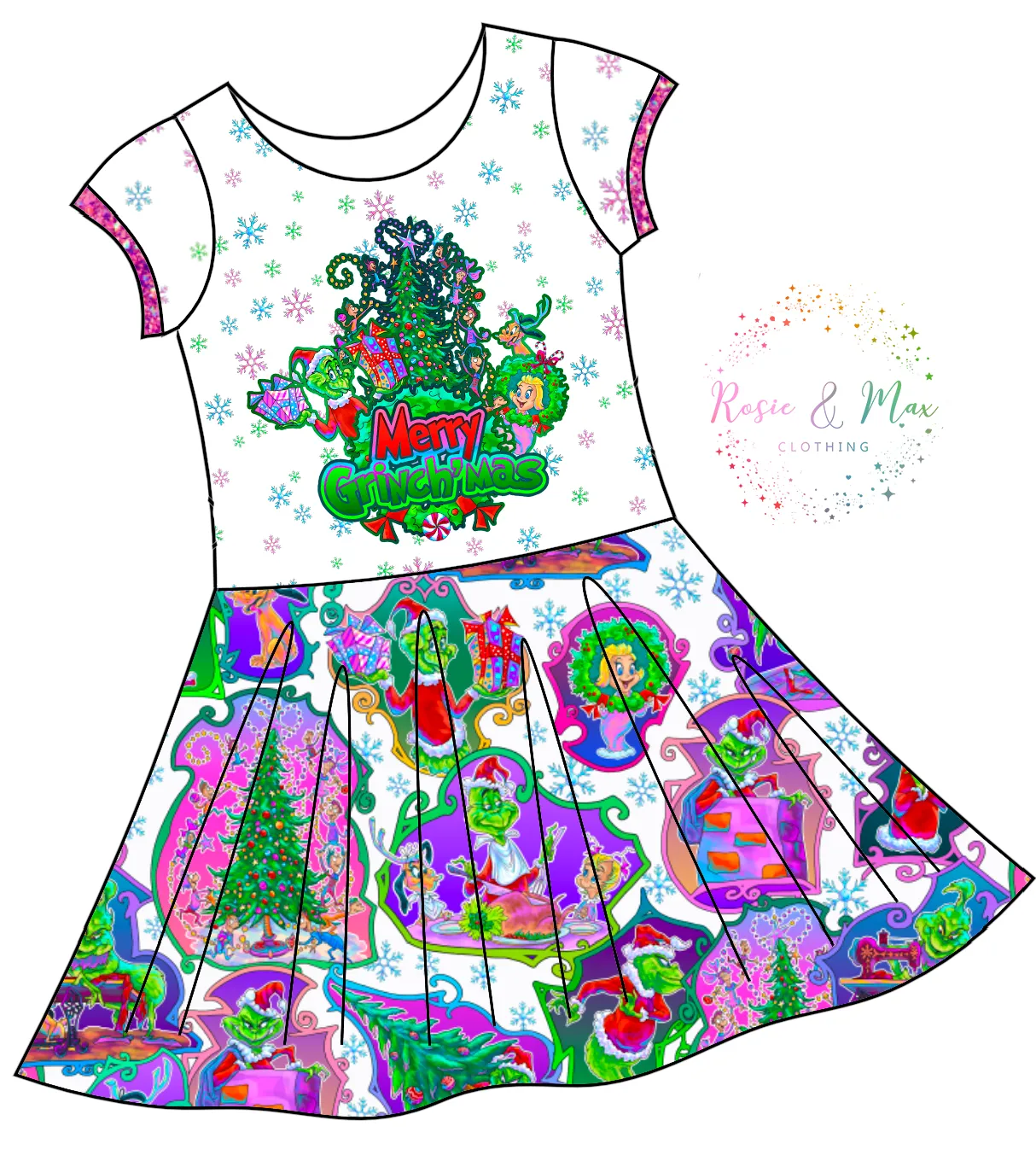 PREORDER - What Will I Wear - White - Isla DRESS w/panel