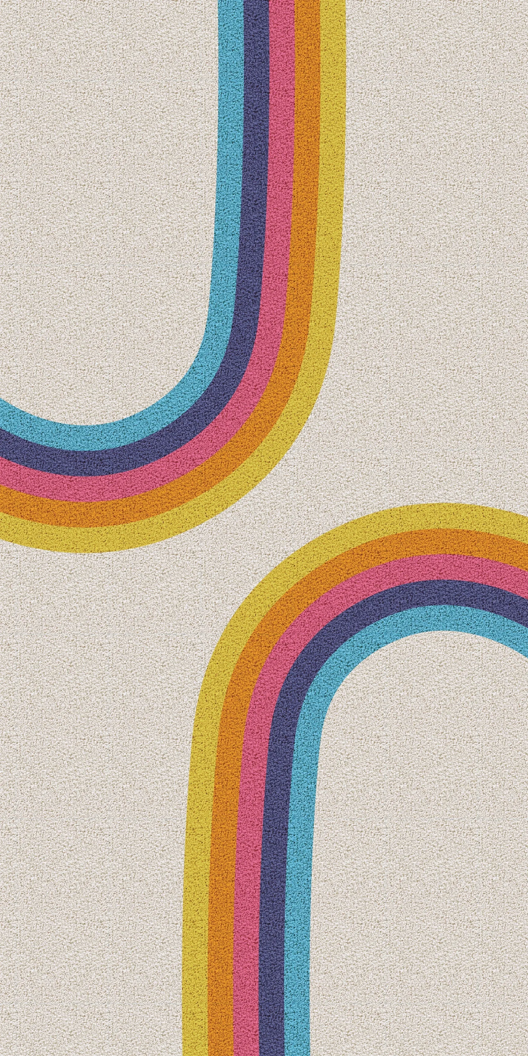 Rainbow Vinyl Mat - Clearance