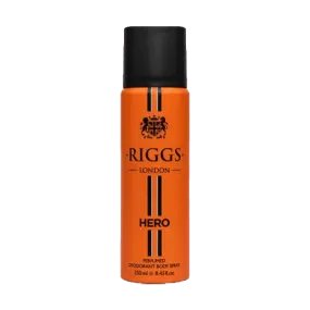 RIGGS LONDON HERO DEODORANT BODY SPRAY 250ML