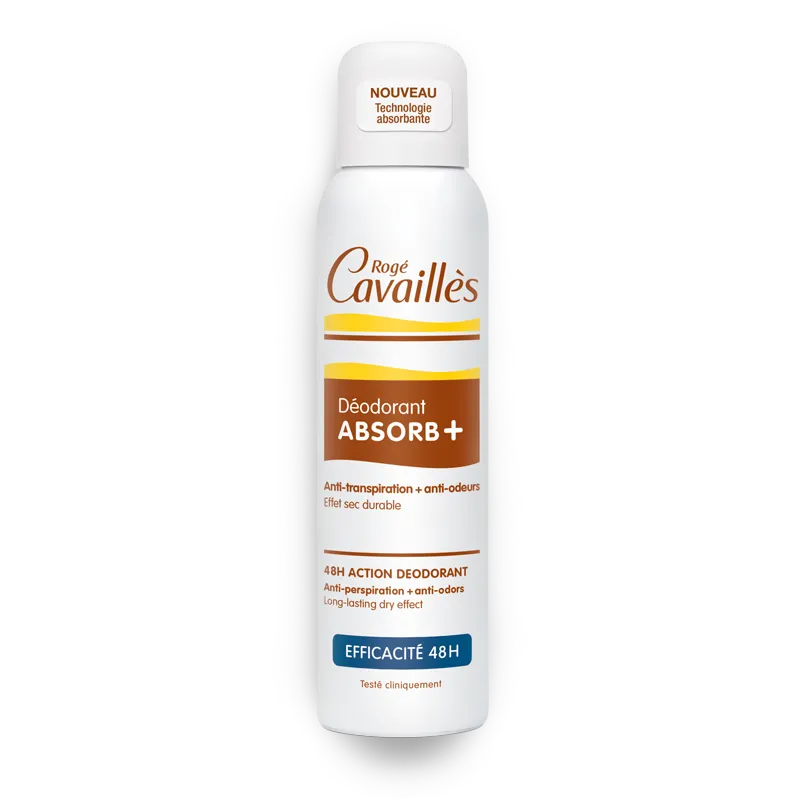 Roge Cavailles Deo Absorb   Spray Efficacite 48H 150Ml