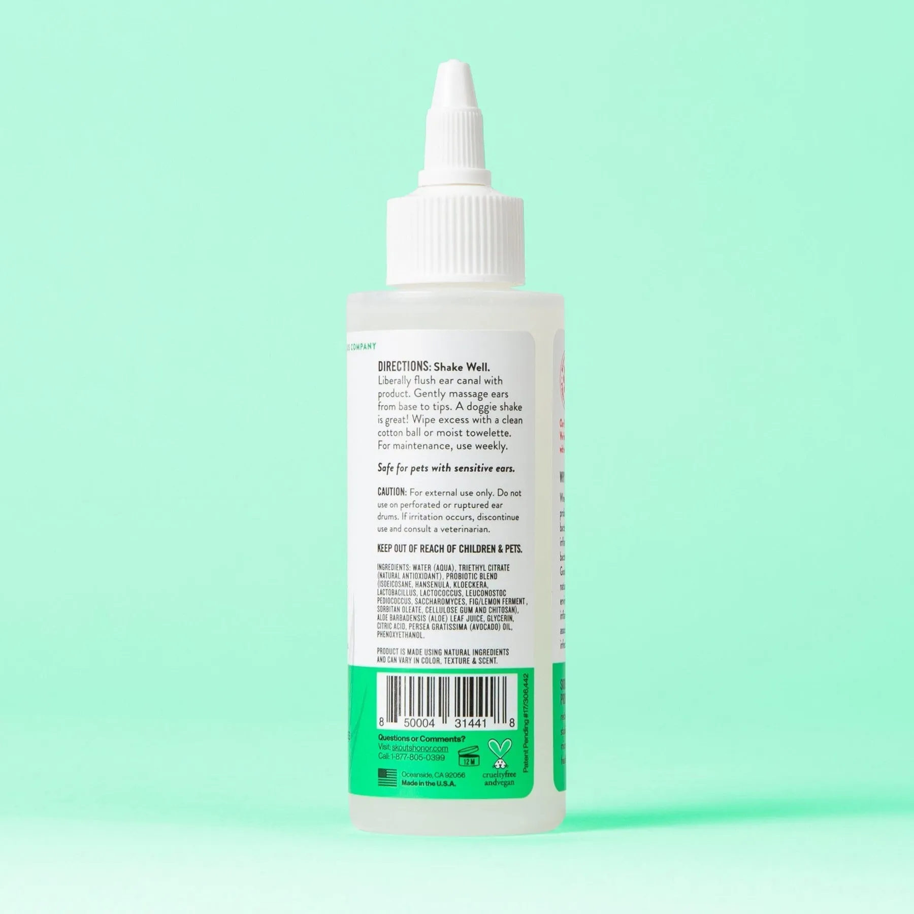 Skout's Honor Probiotic Ear Cleaner for Dogs & Cats