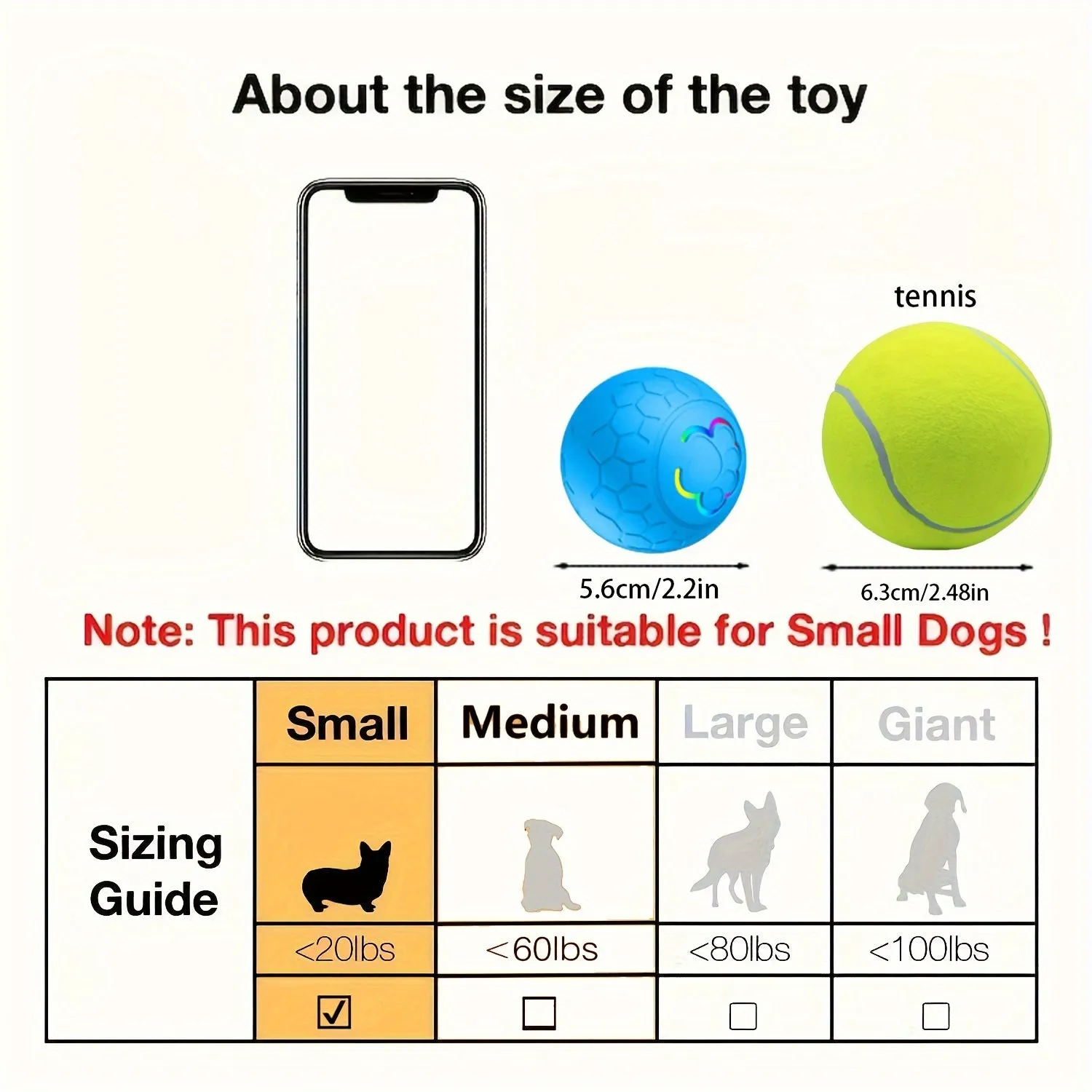 SmartPlay Interactive Dog Toy Ball - Automatic Bouncing, Electric Intelligent, Waterproof, Bite-Resistant, Fun Pet Companion for Mental Stimulation and Exercise
