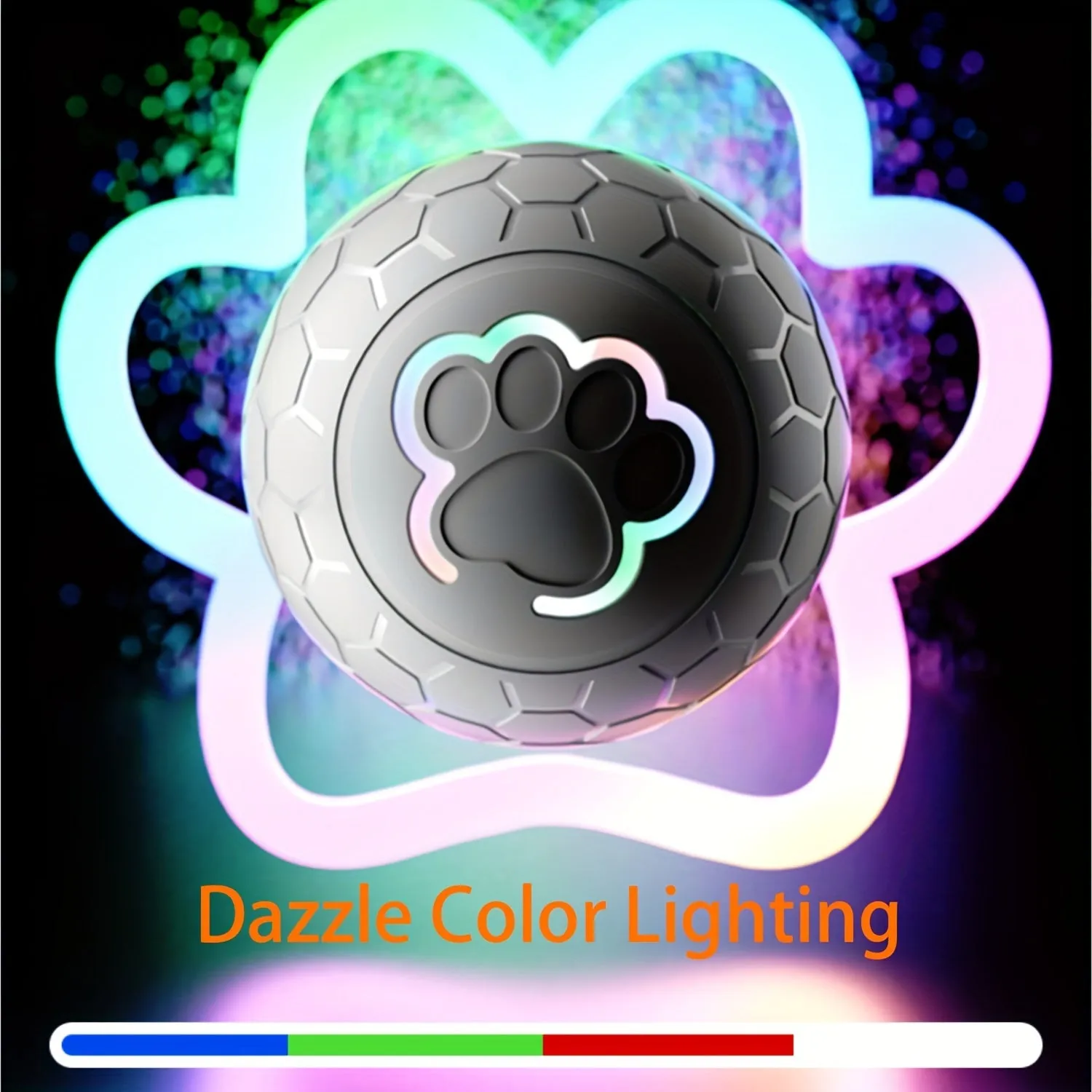 SmartPlay Interactive Dog Toy Ball - Automatic Bouncing, Electric Intelligent, Waterproof, Bite-Resistant, Fun Pet Companion for Mental Stimulation and Exercise