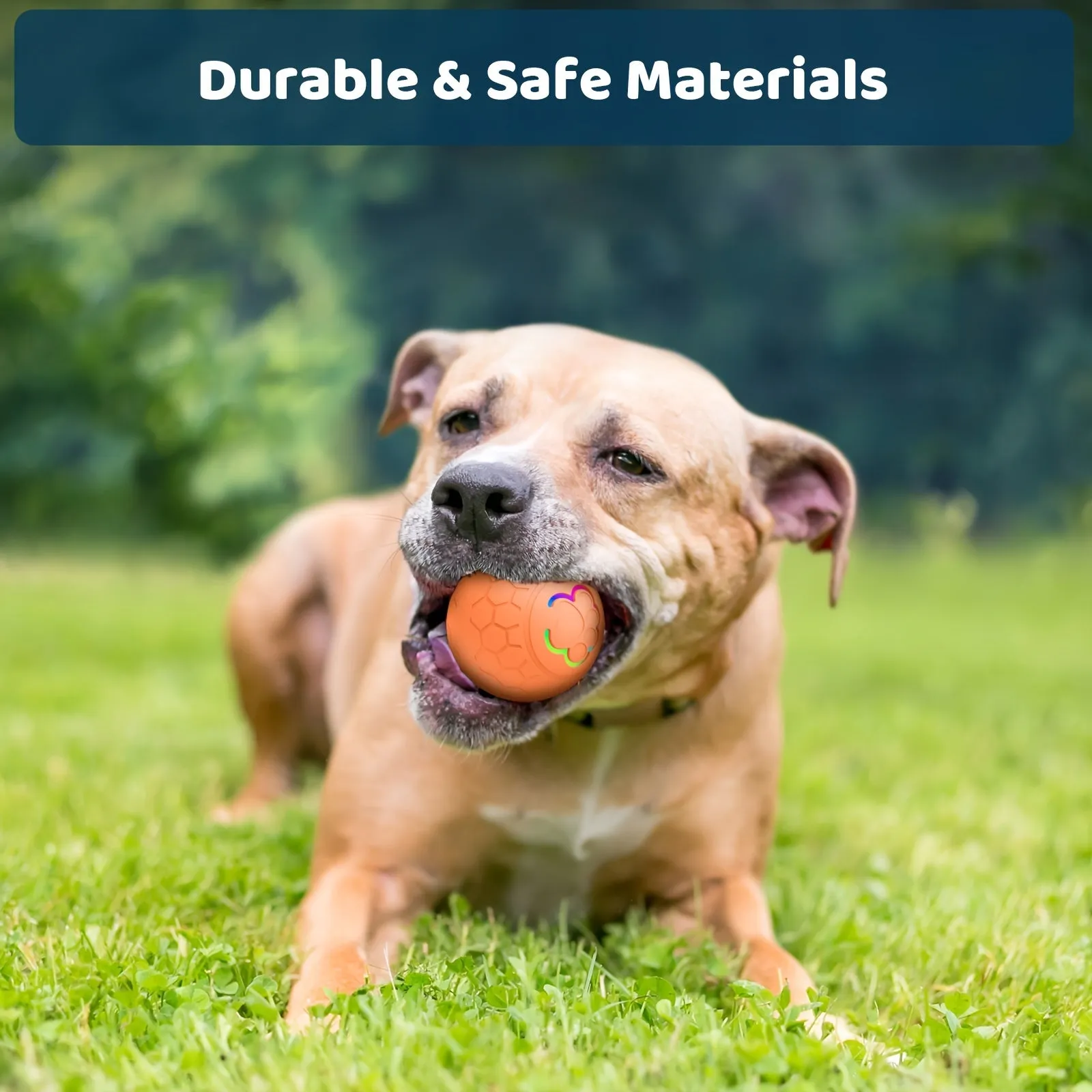 SmartPlay Interactive Dog Toy Ball - Automatic Bouncing, Electric Intelligent, Waterproof, Bite-Resistant, Fun Pet Companion for Mental Stimulation and Exercise