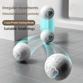 SmartPlay Interactive Dog Toy Ball - Automatic Bouncing, Electric Intelligent, Waterproof, Bite-Resistant, Fun Pet Companion for Mental Stimulation and Exercise