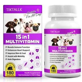 TIKTALLK 15 in 1 Multivitamin