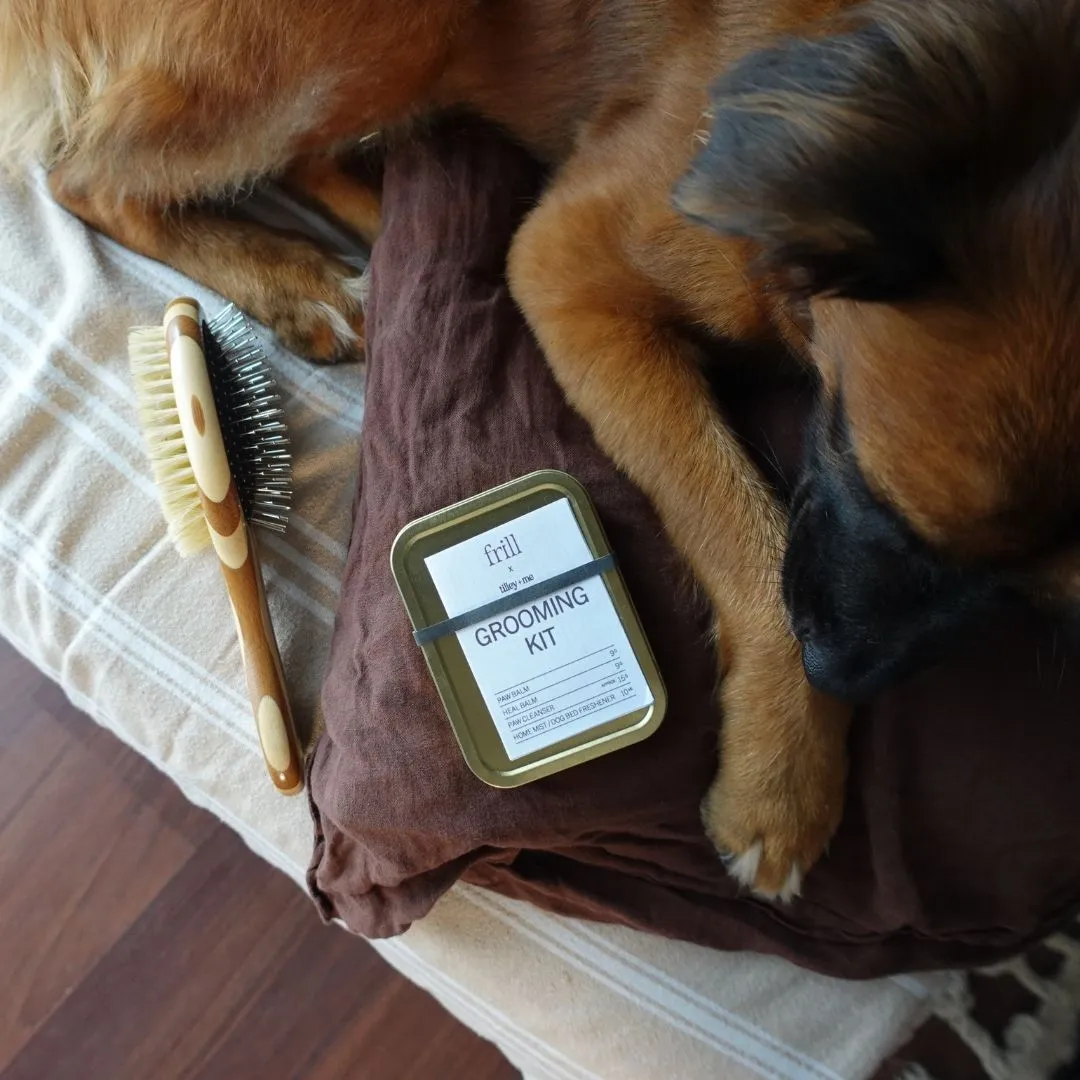Tilley   Me | Bamboo Two-Sided Bristle and Wire Pet Brush