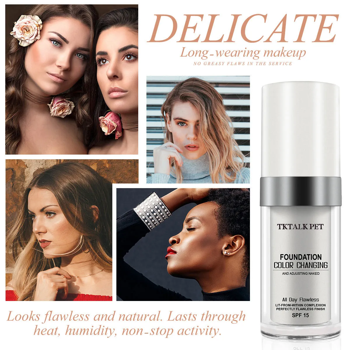 TKTALK PET Liquid Foundation