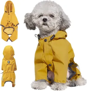 Waterproof Reflective Small Dog Raincoat