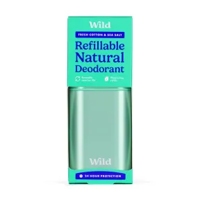 Wild Aqua Case and Fresh Cotton & Sea Salt Deodorant 40g
