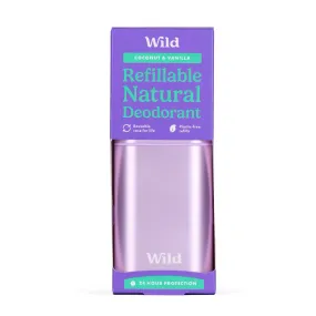Wild Purple Case and Coconut & Vanilla Deodorant 40g